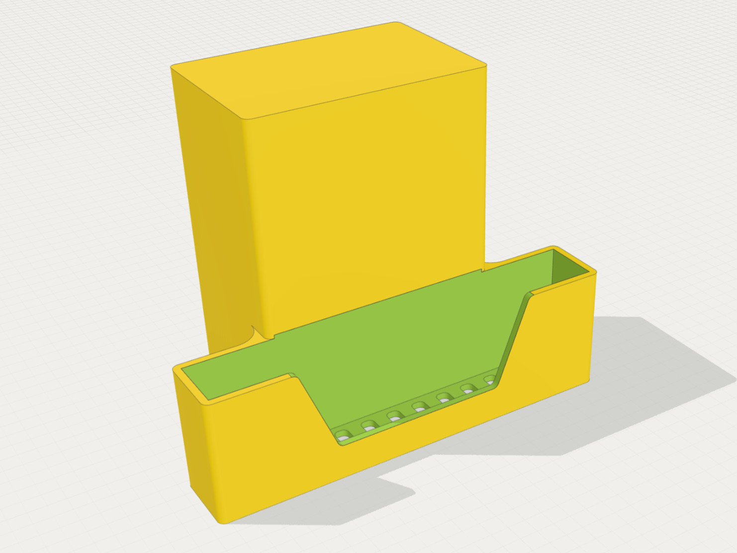 External hard drive monitor mount
