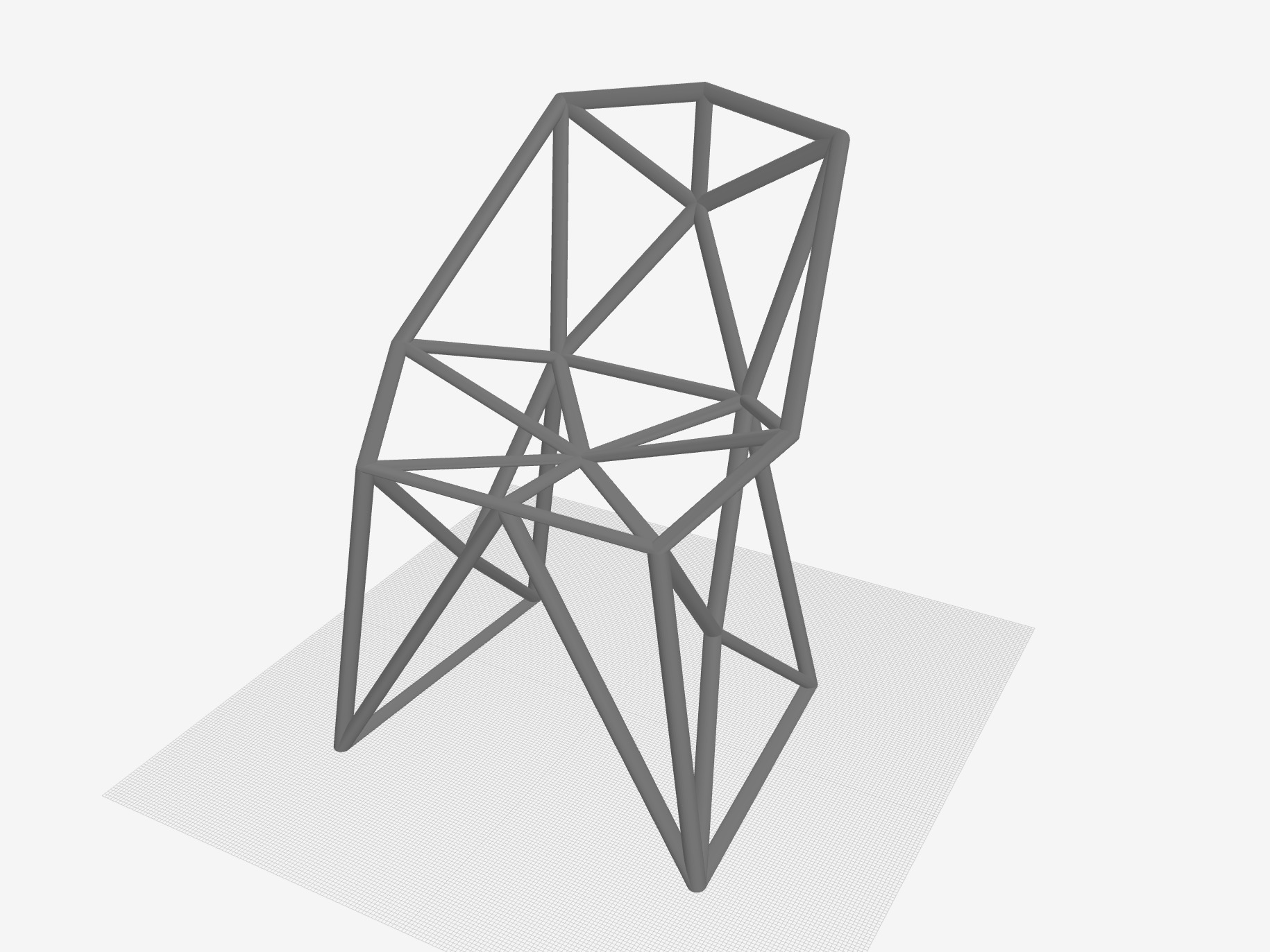 Wireframe Chair